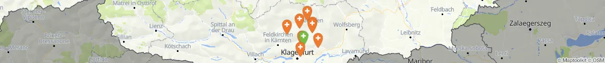 Map view for Pharmacies emergency services nearby Straßburg (Sankt Veit an der Glan, Kärnten)